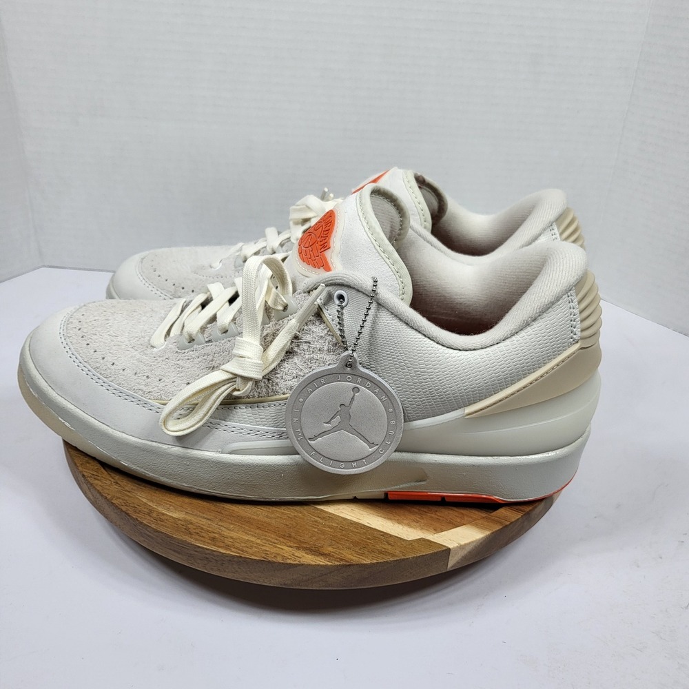 Jordan Air Jordan 2 Retro Low Shelflife Mens 10 White Sail DV7128-110 Excellent
